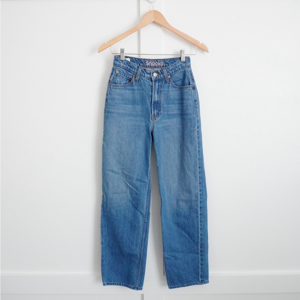 Mother Snacks Wide Leg Jean